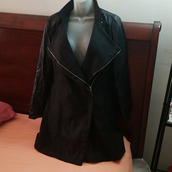 faux leather jacket - Picture 2 of 7